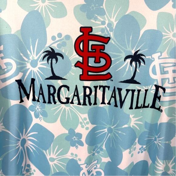 St Louis Cardinals XL Margaritaville Long Sleeve MLB Cards - Picture 2 of 5